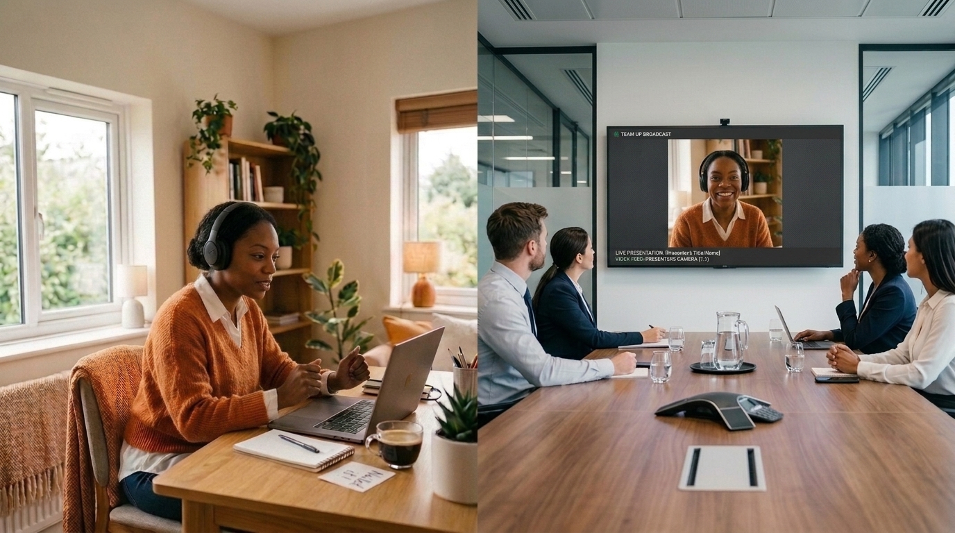 Colaborador em home office utilizando cartão multibenefícios flexível da Biz
