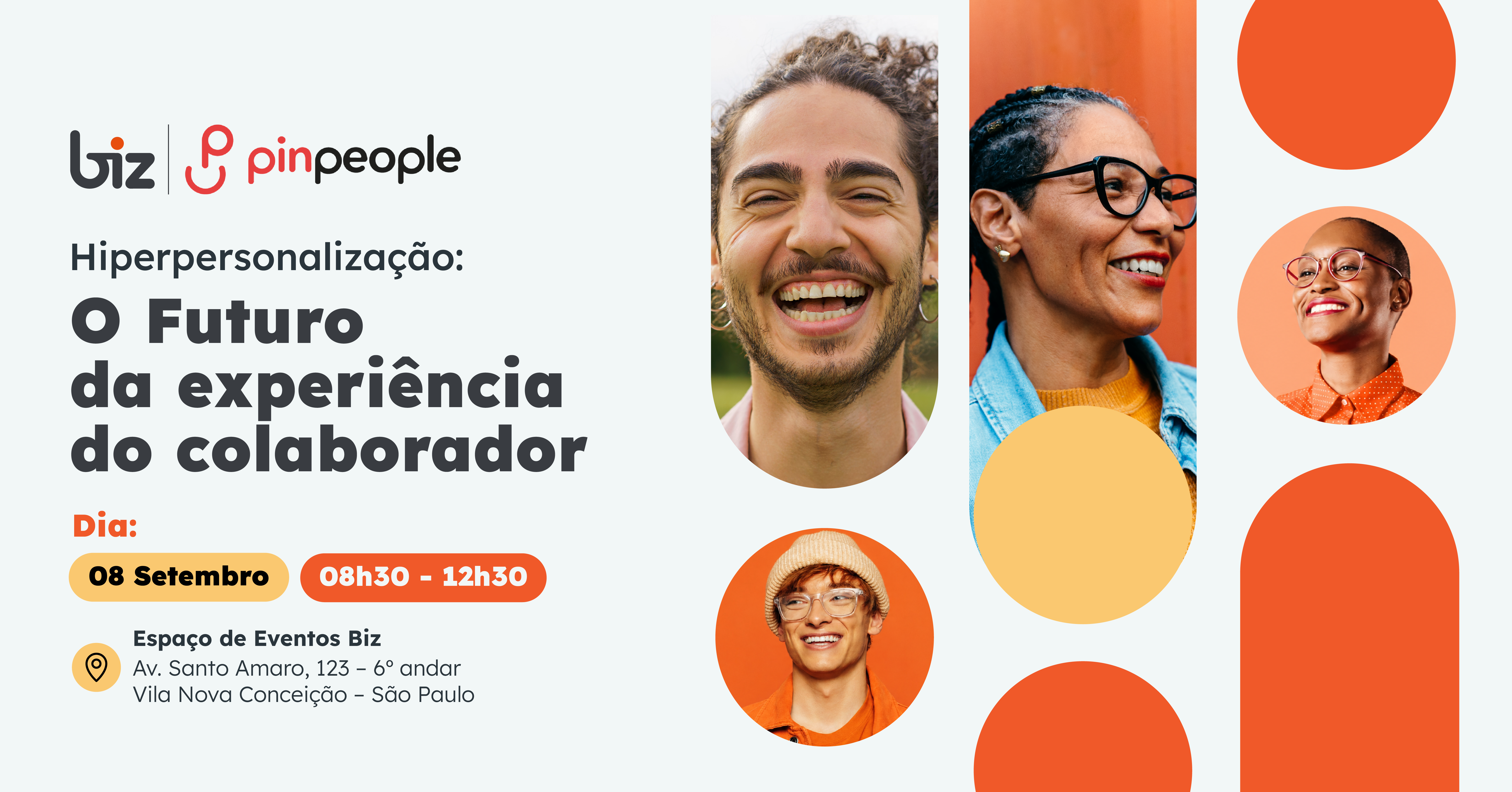 biz pin people hiperpersonalização evento experiência colaborador
