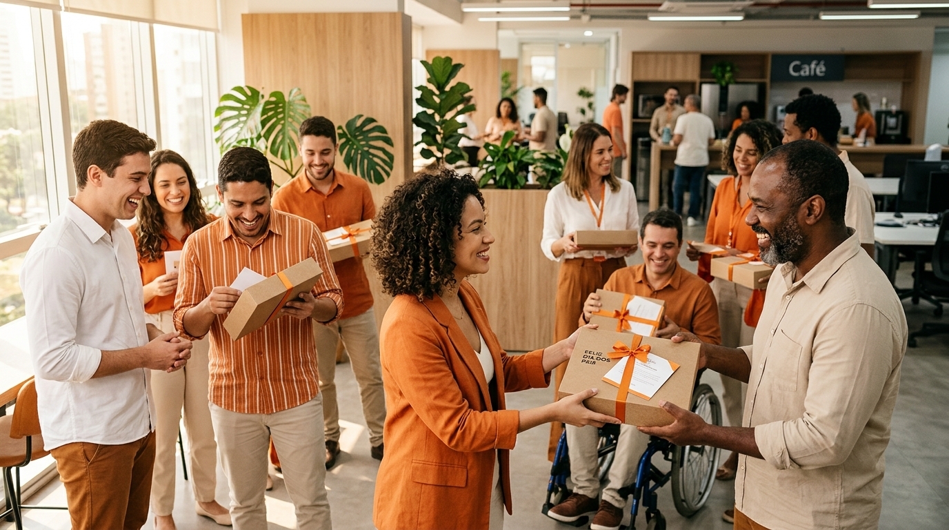 Kits de presente para o Dia dos Pais nas empresas com opções para reconhecer e presentear colaboradores.
